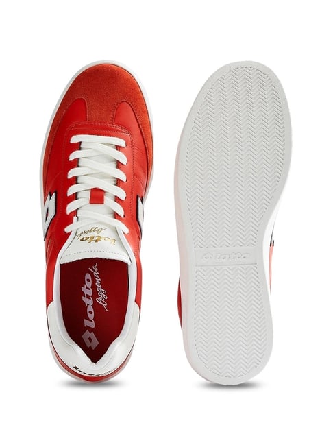 Lotto Men's Leggenda Brasil Select OG Red White Sneakers