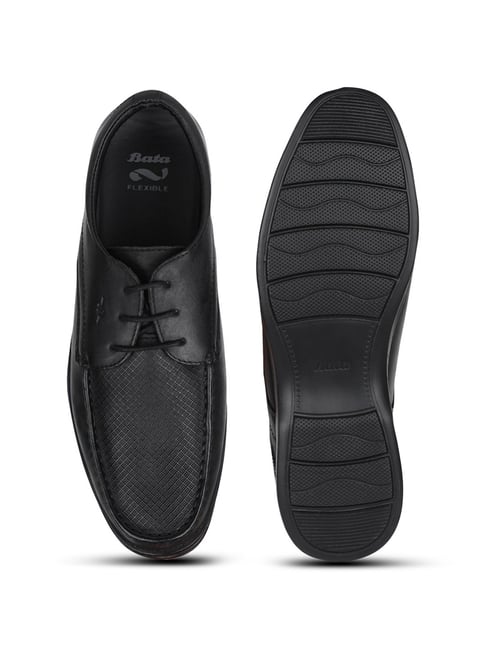 Bata Men's Black Derby Shoes