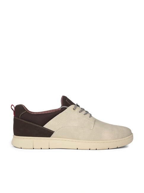 Bata Men's Off White Sneakers-picture-42