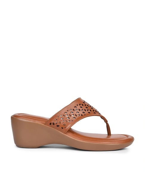 Bata Women's Brown Casual Sandals-picture-44