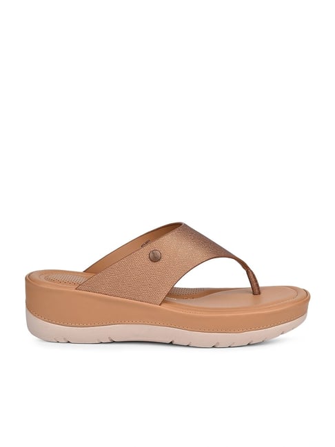 Bata Comfit Women's Tan Casual Sandals-picture-13
