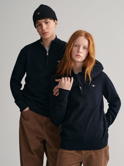 Buy GANT Blue Regular Fit Sweater for Men Online Tata CLiQ