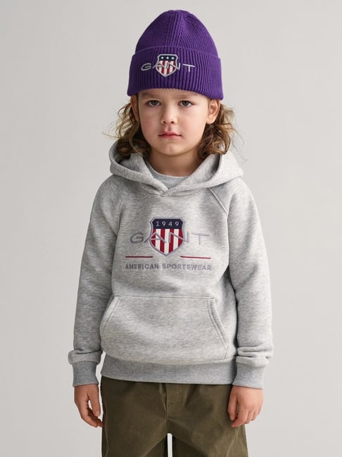 GANT Grey Regular Fit Printed Sweatshirt-picture-13