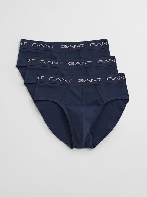 GANT Blue Regular Fit Solid Briefs