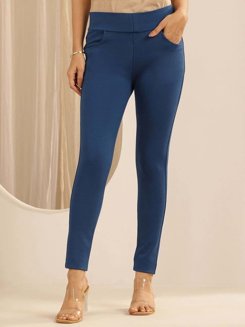 Libas Blue Slim Fit Jeggings-picture-39