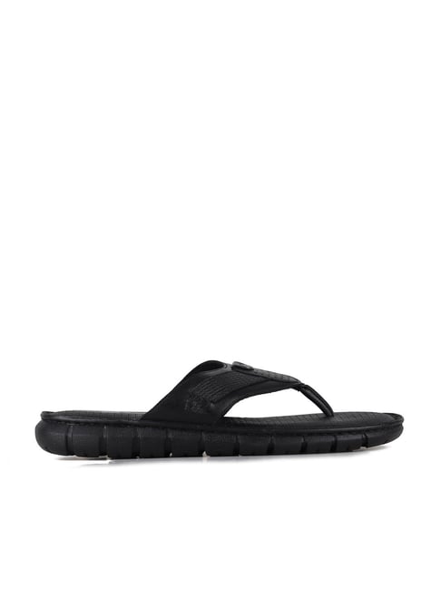 Red Chief Men's Black Casual Sandals