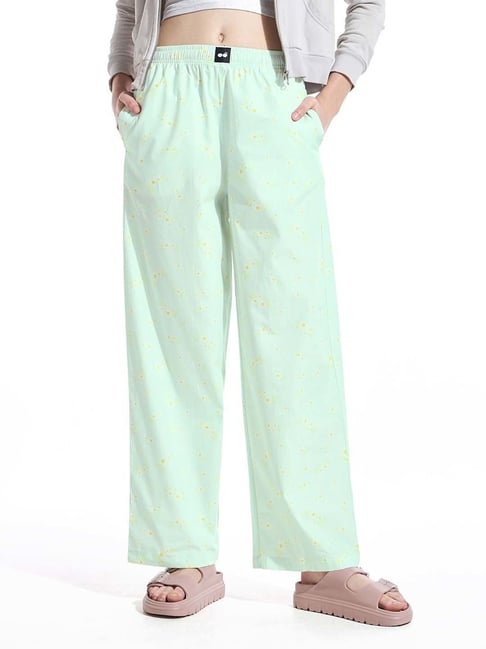 Bewakoof Green Cotton Regular Fit Printed Pyjamas-picture-39
