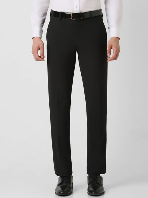 Van Heusen Black Slim Fit Trousers-picture-24