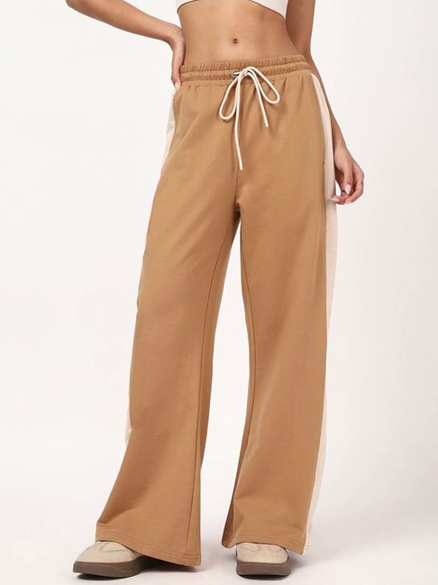Bewakoof Brown Flare Fit Trackpants-picture-47