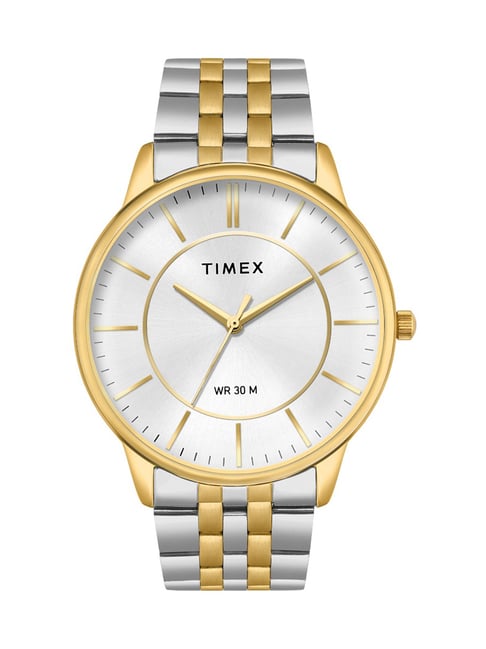 Buy TIMEX Classics Silver Round Dial Analog Mens Watch TWTG12103