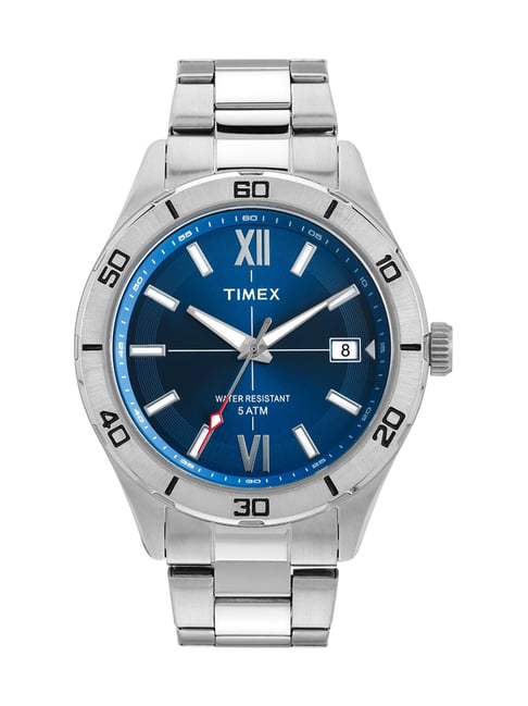 Buy Timex Blue Round Dial Analog Mens Watch TWEG295SMU05 at Best