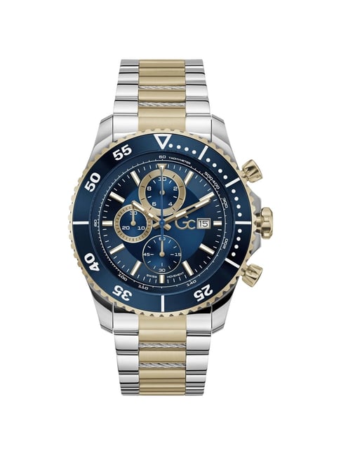 gc GUESS COLLECTION Speedracer Blue Round Dial Analog Mens Watch - Z51007G7-picture-46