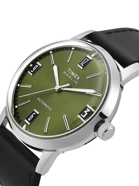Timex Marlin Automatic Watch Timex Green Face Watch Buy TIMEX