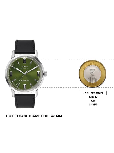 Buy TIMEX MARLIN Green Mechanical Automatic Mens Watch TWEG26700