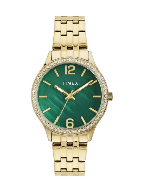 Timex Green Round Dial Analog Womens Watch - TWEL230SMU01-picture-48