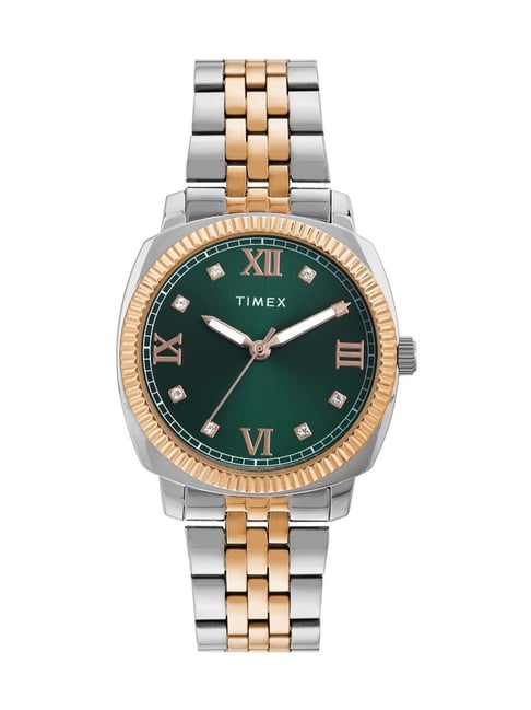Buy Timex Green Round Dial Analog Womens Watch TWEL234SMU04 at