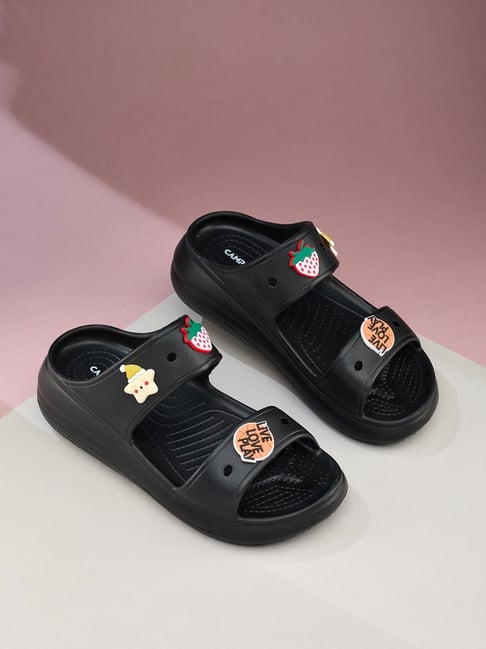 Campus Women's Black Slides