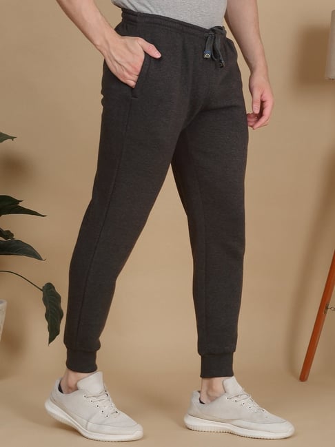 Sweet Dreams Charcoal Mel Regular Fit Plain Joggers-picture-35