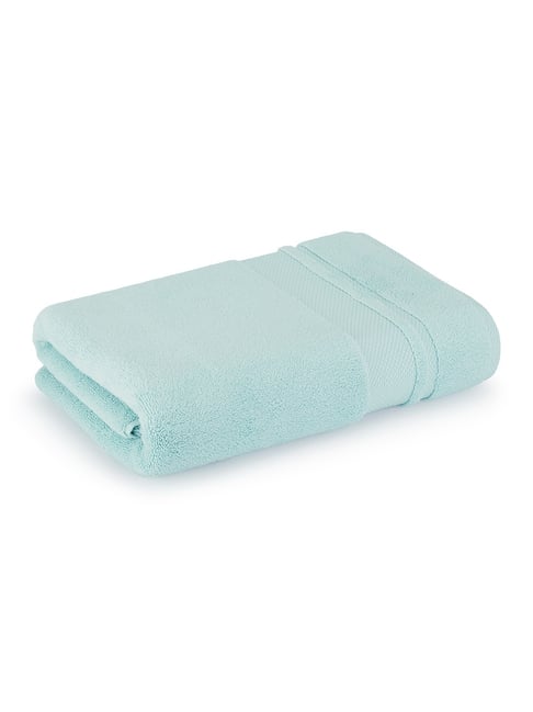 Boutique Living Platinum Pulse Light Blue Cotton Bath Towel-picture-25