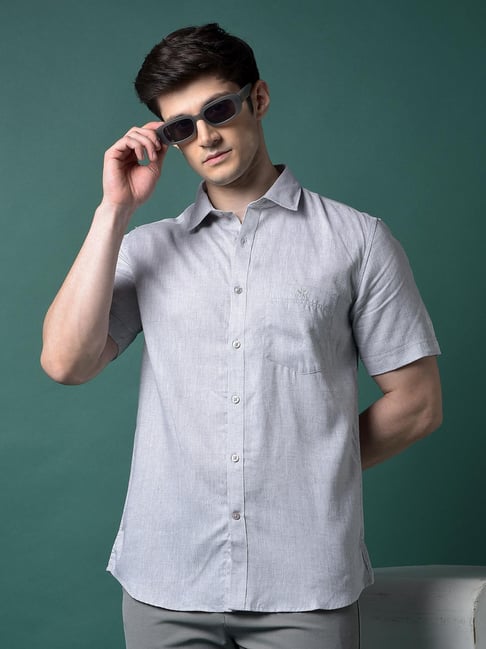 Crimsoune Club Grey Slim Fit Shirt-picture-19