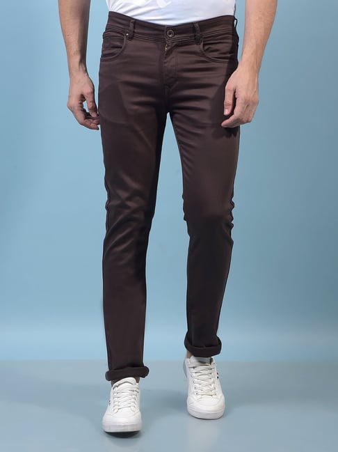 Crimsoune Club Brown Slim Fit Jeans-picture-44