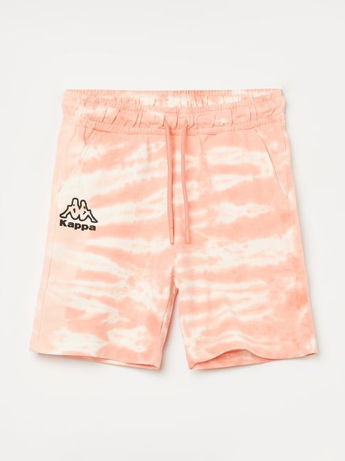 Kappa Kids Orange Printed Regular Fit Shorts-picture-39