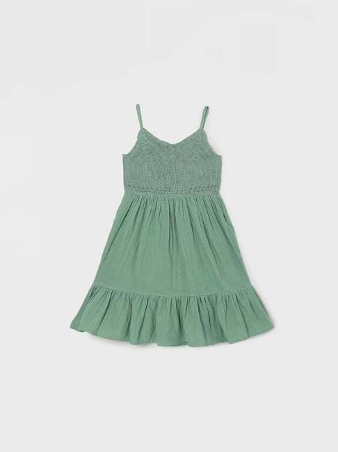 Fame Forever by Lifestyle Kids Sage Regular Fit Dress-picture-22