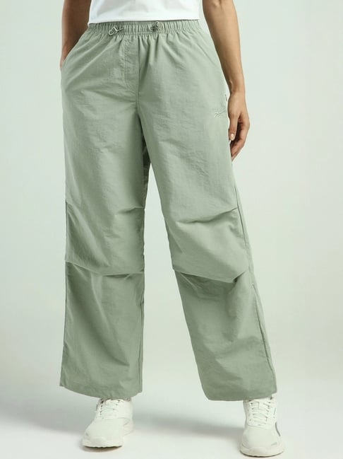Reebok Green Regular Fit Trousers-image-25