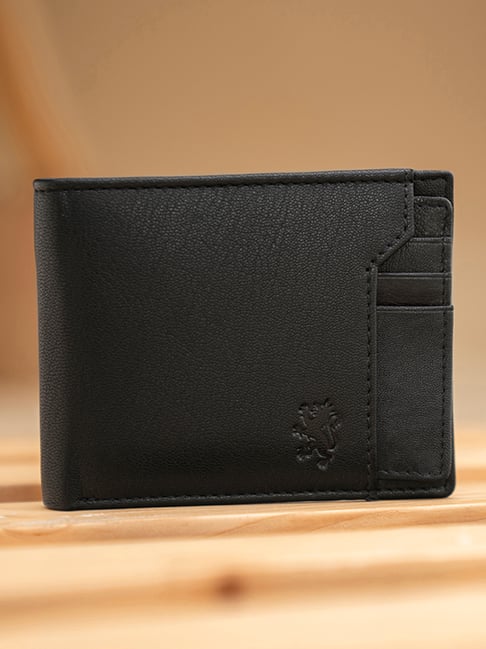 Red Tape Black Leather Bi-Fold Wallet-picture-45
