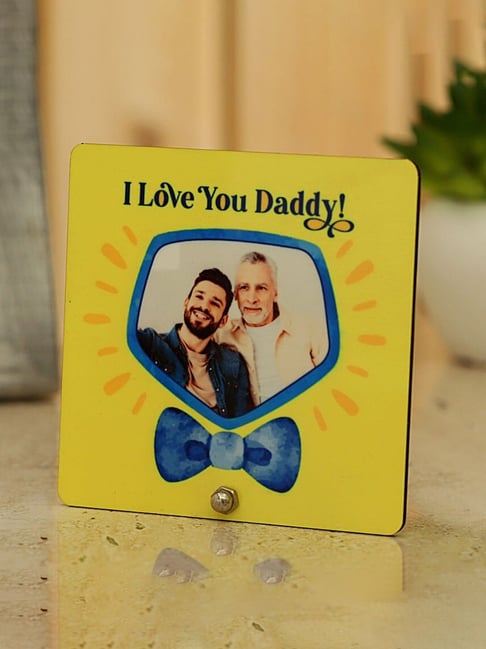 FNP Multicolor MDF Personalised Love You Daddy Table Top