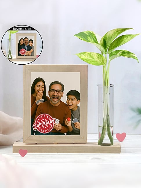 FNP Multicolor MDF Dads Rotating Green Memory Frame