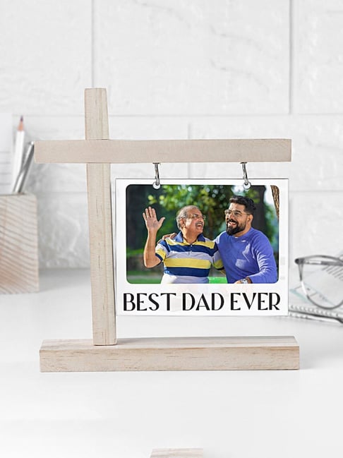 FNP Multicolor MDF Photo Frame Best Dad Ever