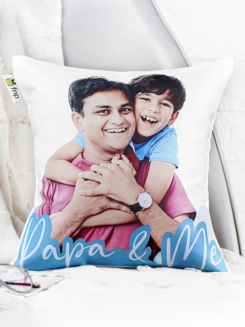 FNP Multicolor Polyester Personalised Cushions for Him