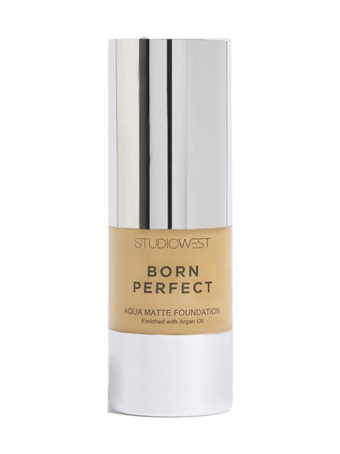 STUDIOWEST By Westside Born Perfect Aqua Matte Foundation Latte - 23 ml-picture-48