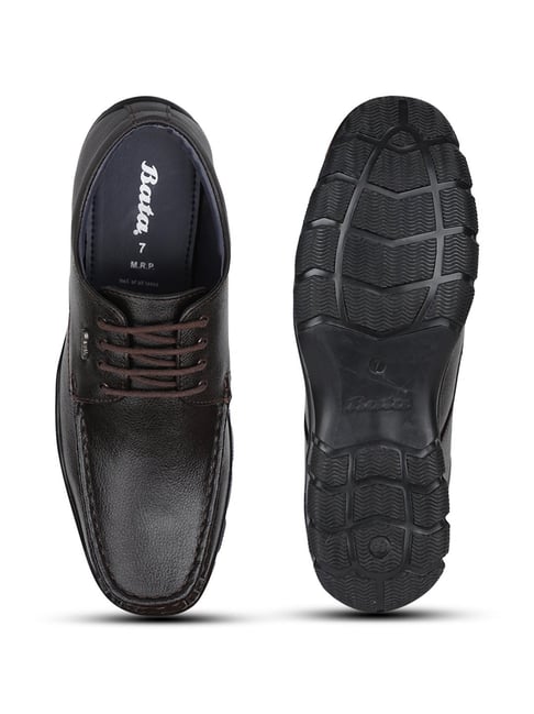 Buy Bata Men's Brown Derby Shoes at Best Price Tata CLiQ - Main Image