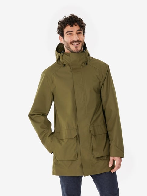 Quechua By Decathlon Olive Regular Fit Jacket-picture-13