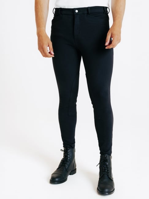 Fouganza By Decathlon Black Cotton Regular Fit Pants-picture-39