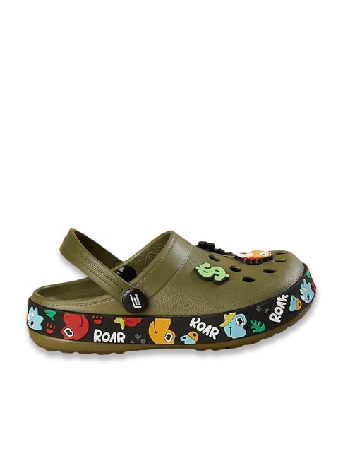 Fame Forever by Lifestyle Boys Olive Clogs