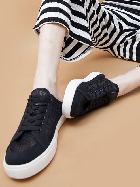 Ginger by Lifestyle Women's Black Mule Shoes