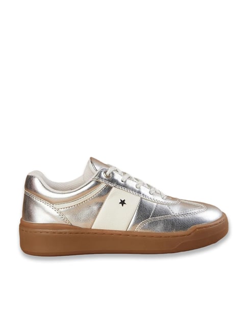 Ginger by Lifestyle Women's Silver Sneakers
