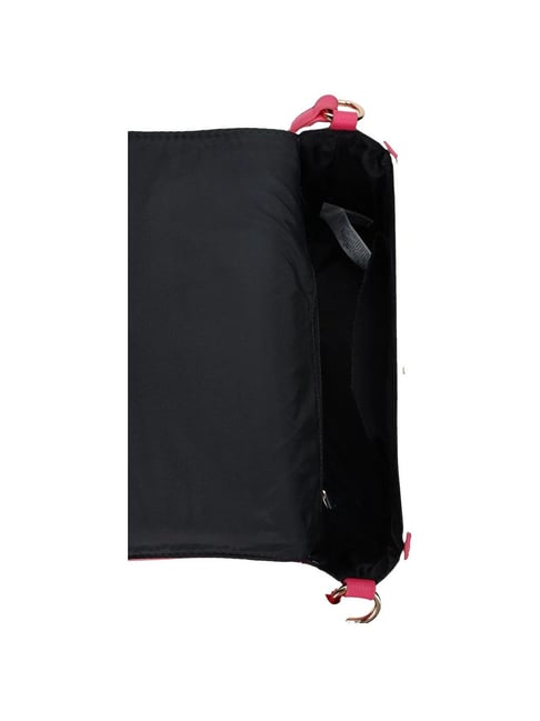 TOMMY HILFIGER Moonglow Bright Cerise Pink Solid Handbag