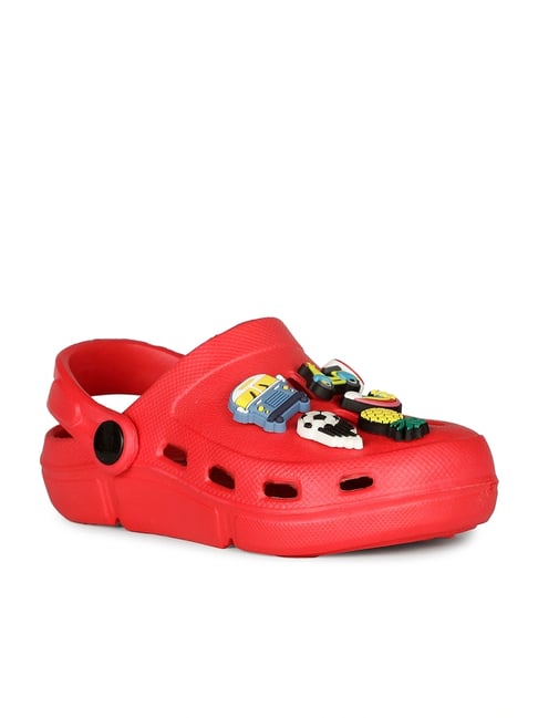 Bubblegummers Kids Red Back Strap Sandals