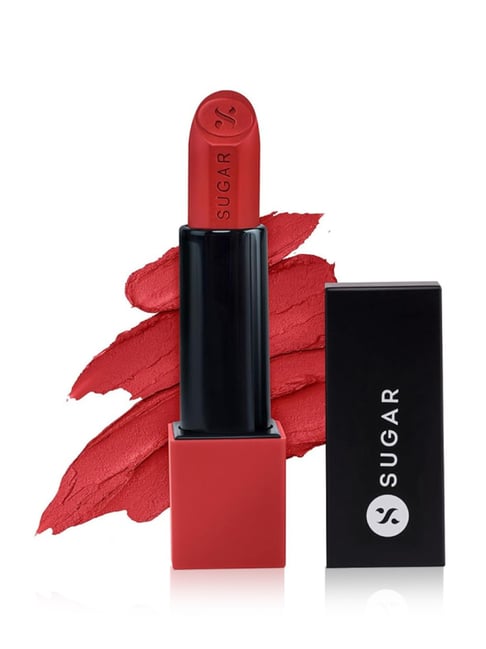SUGAR Cosmetics Glide Peptide Serum Lipstick 04 Cairo Crimson - 3 ml-picture-15
