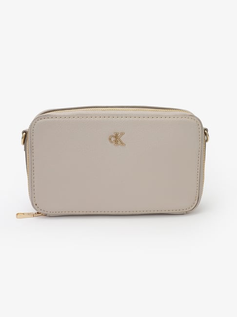 Calvin Klein Polyester Beige Solid Slings