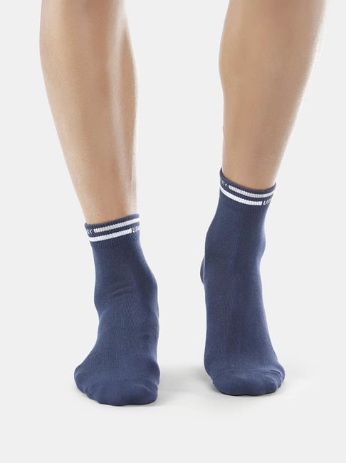 Jockey Navy Ankle Socks-picture-38