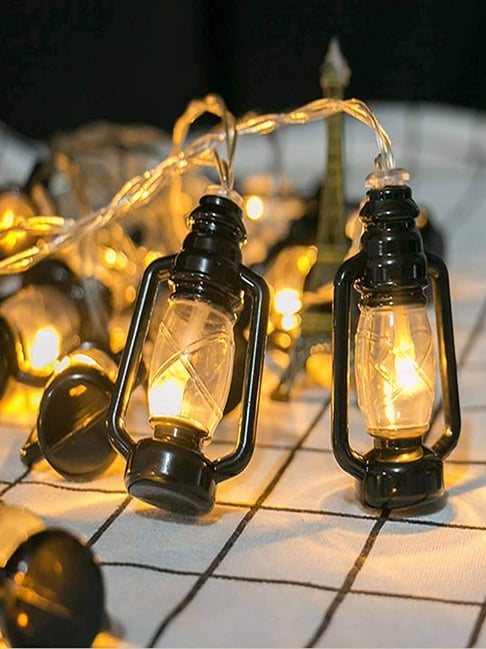 Buy SPARK WORLD Yellow Plastic Battery Lantern 10 LED String