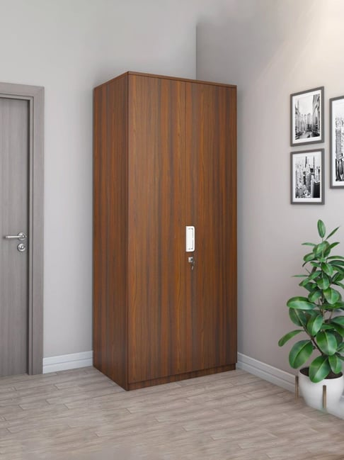 Nilkamal Joyce Brown Engineered Wood 2 Door Wardrobe