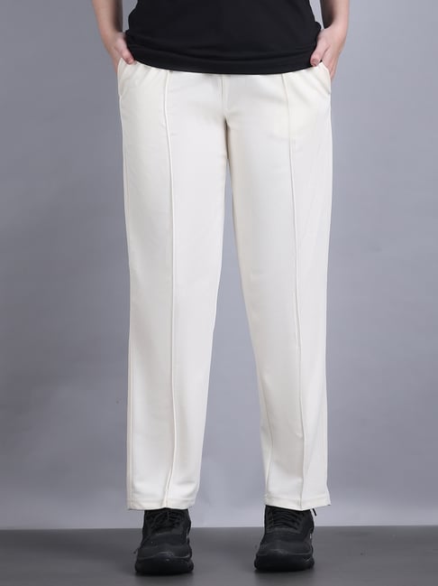Vimal Jonney White Cotton Solid Trackpants-picture-39