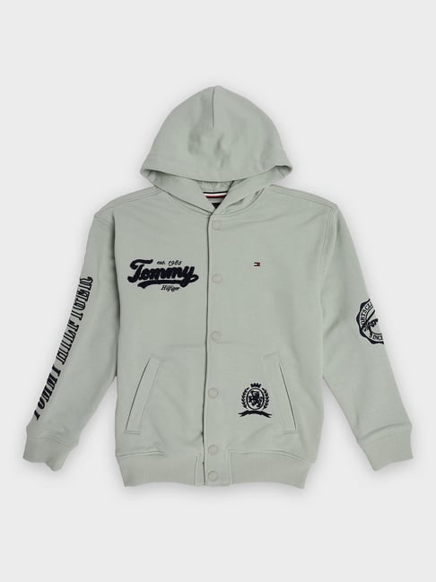 TOMMY HILFIGER Kids Green Relaxed Fit Jacket-picture-47