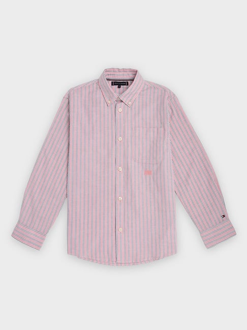 TOMMY HILFIGER Kids Pink Regular Fit Shirt